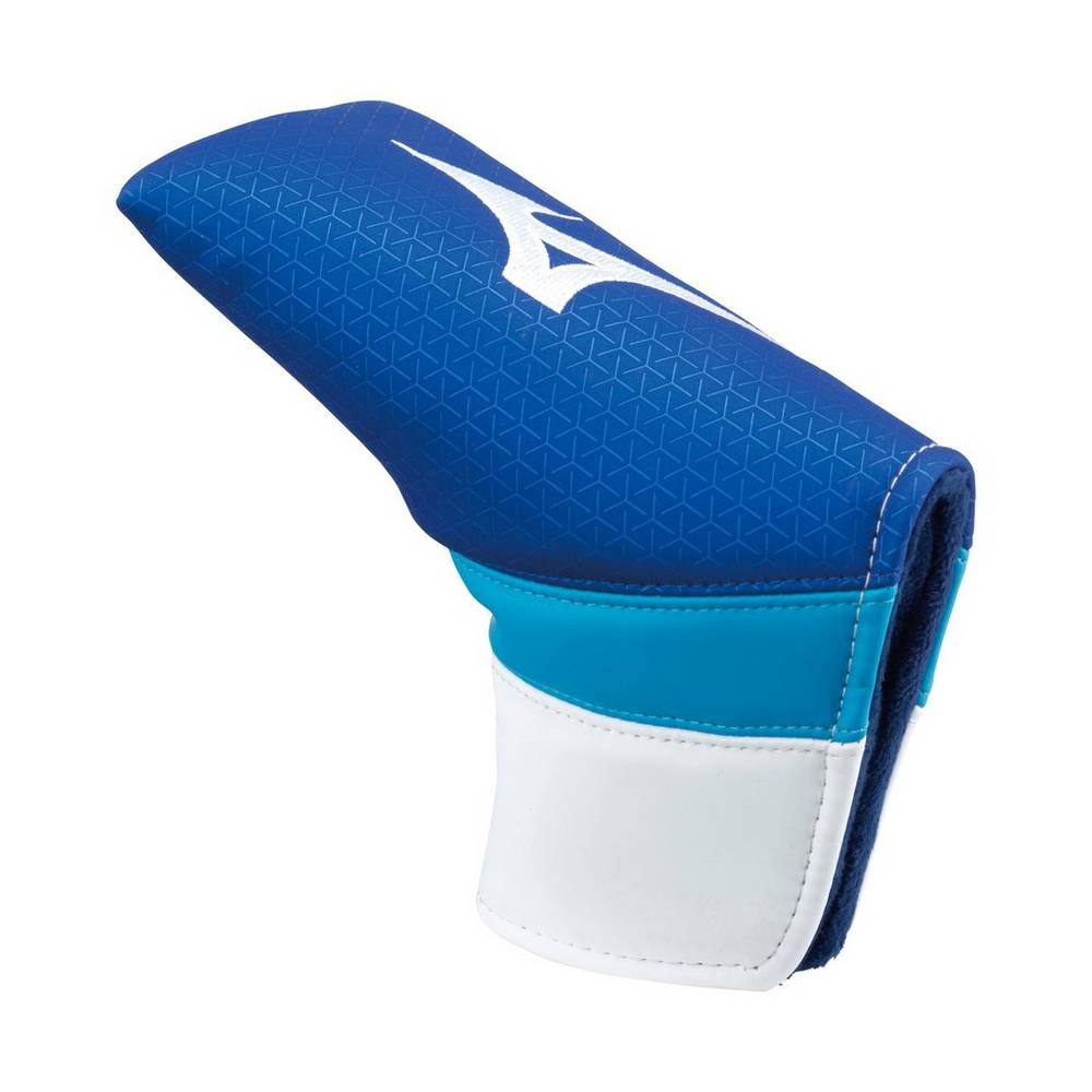 Headcover Mizuno Tour Putter Hombre Azules/Blancas Outlet BDSW-94035